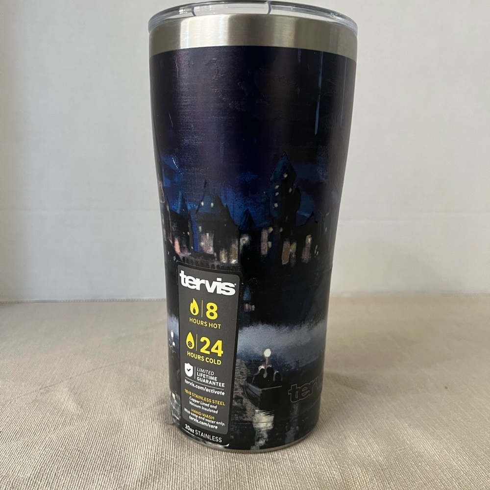 NWT Warner bros Harry Potter hot cold tervis stainless steel tumbler lid